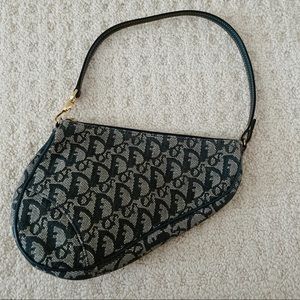 Authentic Dior oblique Saddle Bag